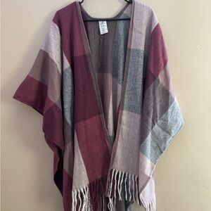 Woolrich Multicolor Knit Poncho